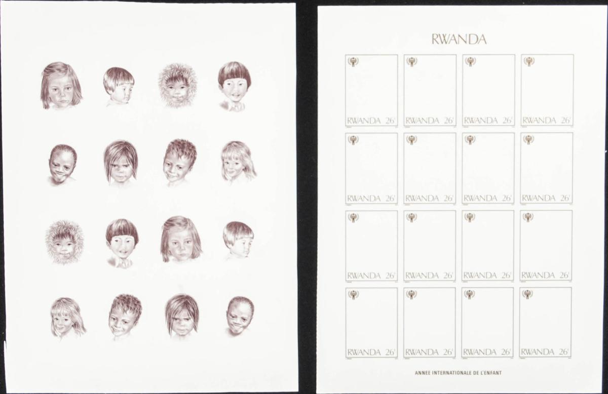 Lot 2679 - rwanda rwanda -  IBERPHIL Auction #110. The Fournier Universe. Part 2