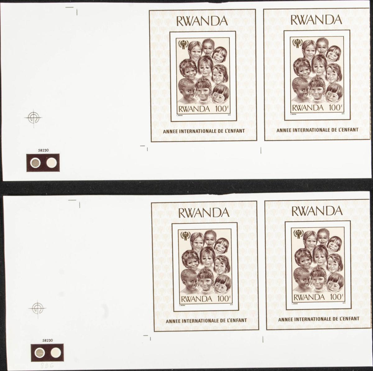 Lot 2680 - rwanda rwanda -  IBERPHIL Auction #110. The Fournier Universe. Part 2