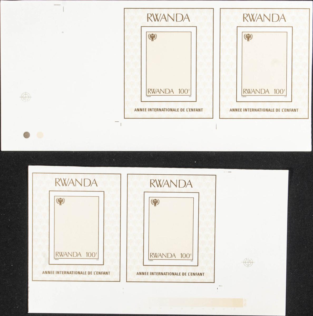 Lot 2681 - rwanda rwanda -  IBERPHIL Auction #110. The Fournier Universe. Part 2