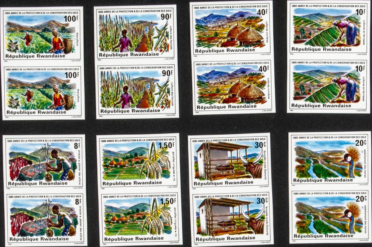 Lot 2689 - rwanda rwanda -  IBERPHIL Auction #110. The Fournier Universe. Part 2