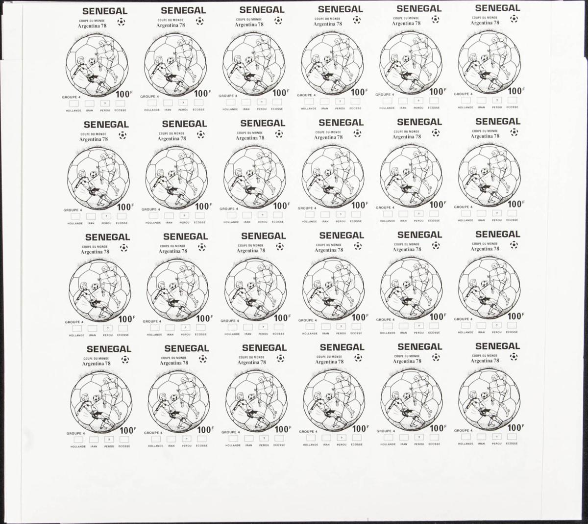Lot 2750 - senegal senegal -  IBERPHIL Auction #110. The Fournier Universe. Part 2