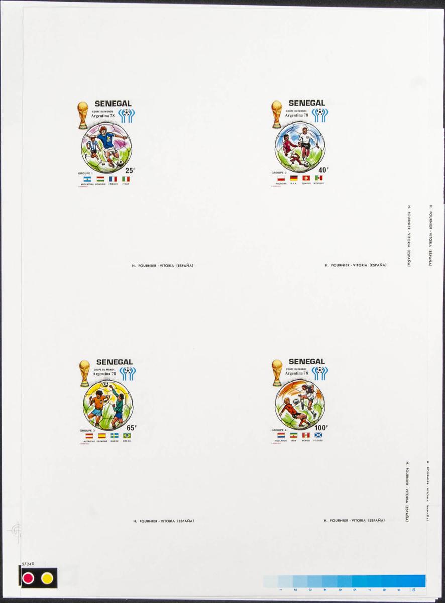 Lot 2752 - senegal senegal -  IBERPHIL Auction #110. The Fournier Universe. Part 2