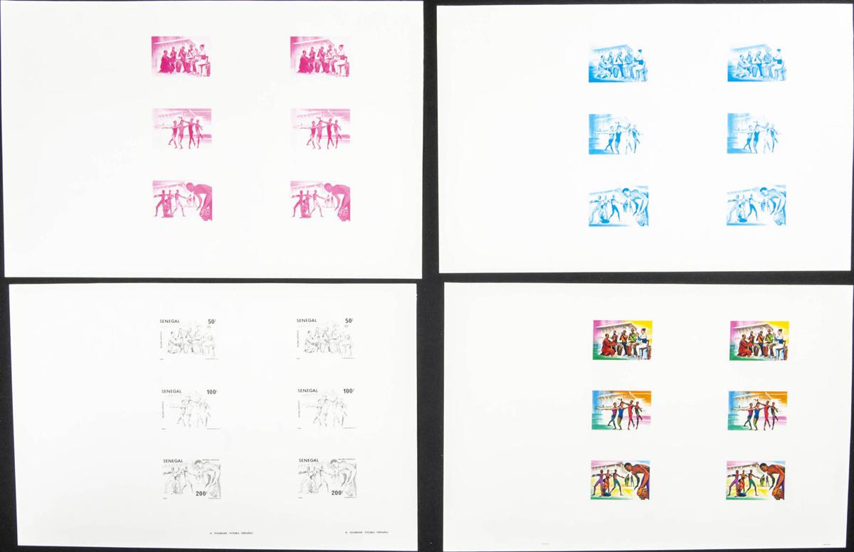 Lot 2755 - senegal senegal -  IBERPHIL Auction #110. The Fournier Universe. Part 2