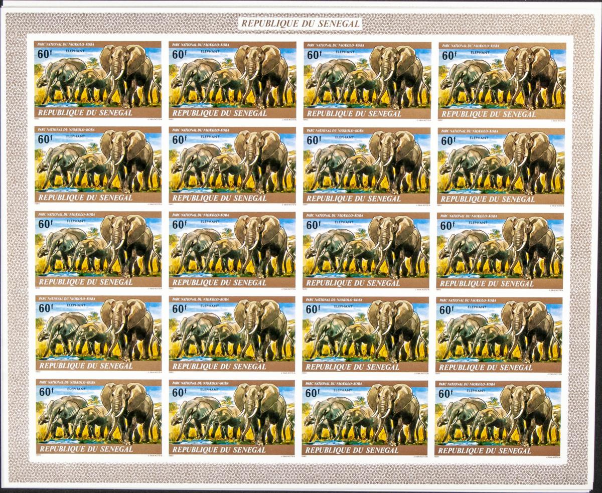 Lot 2756 - senegal senegal -  IBERPHIL Auction #110. The Fournier Universe. Part 2