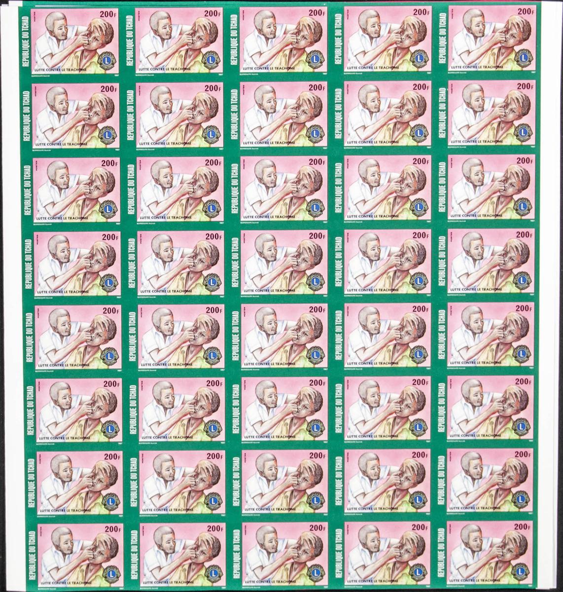 Lot 2783 - Chad Chad -  IBERPHIL Auction #110. The Fournier Universe. Part 2