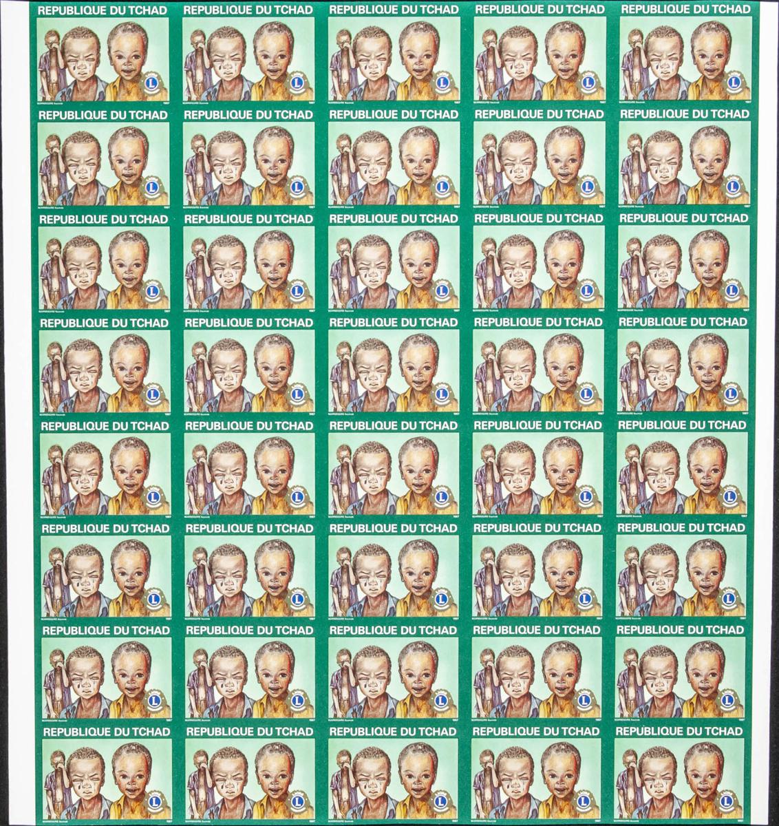Lot 2784 - Chad Chad -  IBERPHIL Auction #110. The Fournier Universe. Part 2