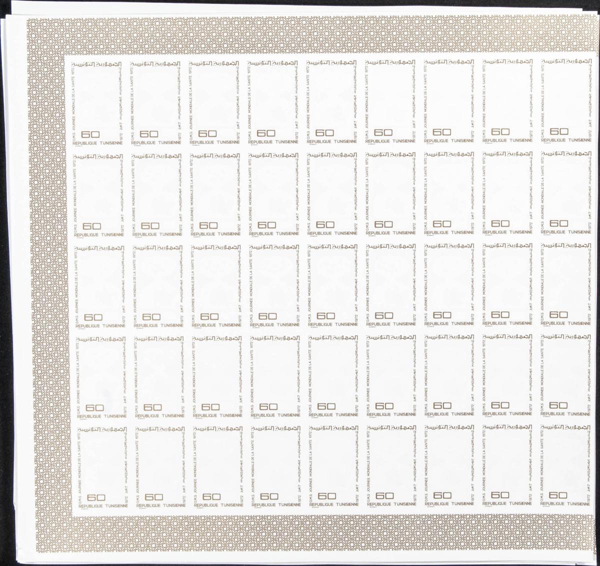Lot 2789 - Tunisia Tunisia -  IBERPHIL Auction #110. The Fournier Universe. Part 2