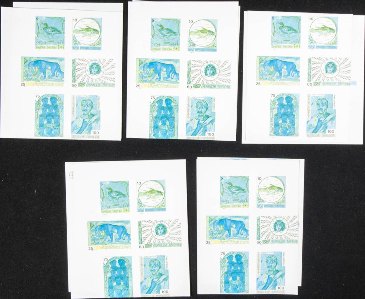 Lot 2817 - Tunisia Tunisia -  IBERPHIL Auction #110. The Fournier Universe. Part 2