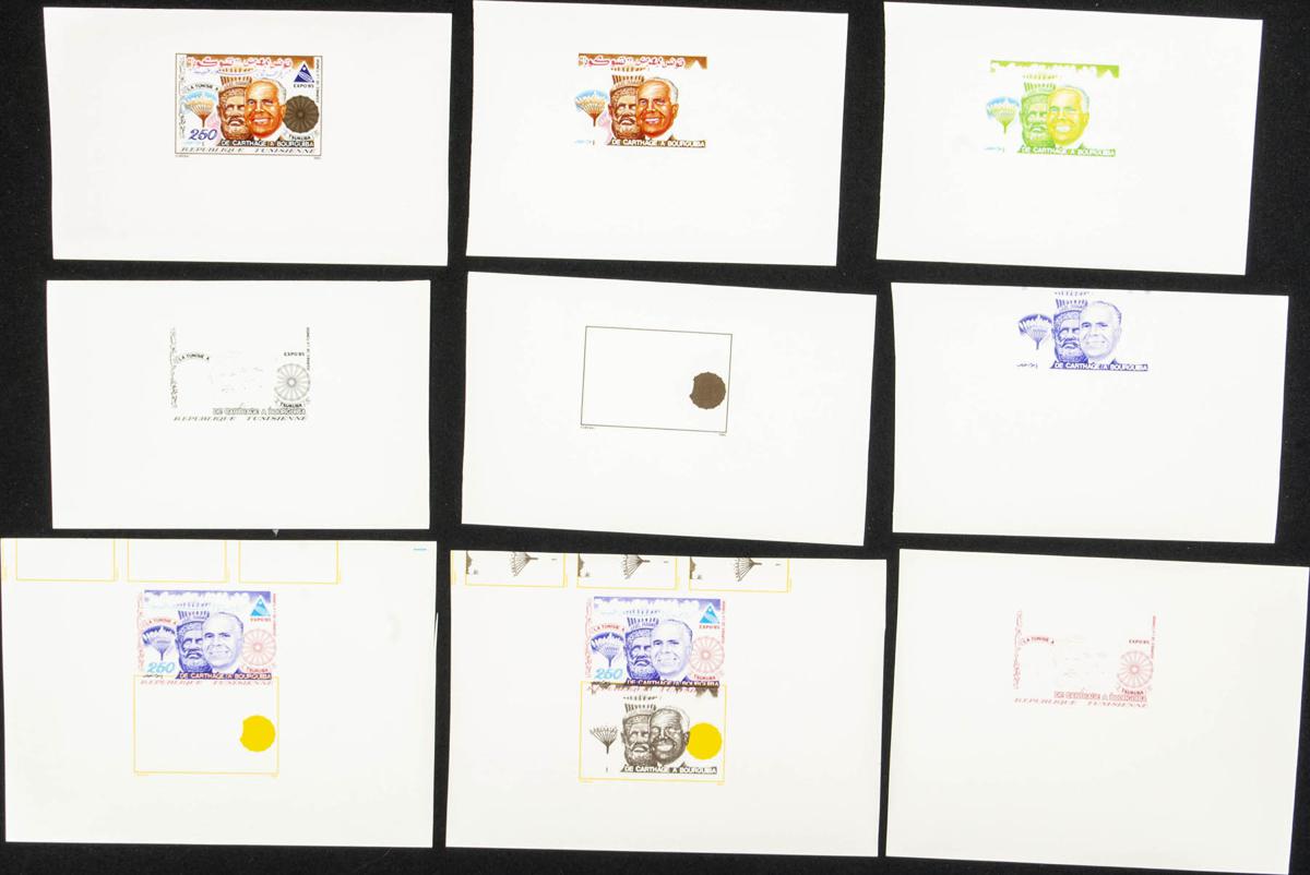 Lot 2883 - Tunisia Tunisia -  IBERPHIL Auction #110. The Fournier Universe. Part 2