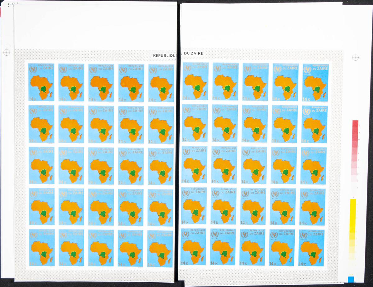 Lot 3005 - zaire zaire - IBERPHIL Auction #110. The Fournier Universe. Part 2 Lot 3005 - zaire zaire - IBERPHIL Auction #110. The Fournier Universe. Part 2