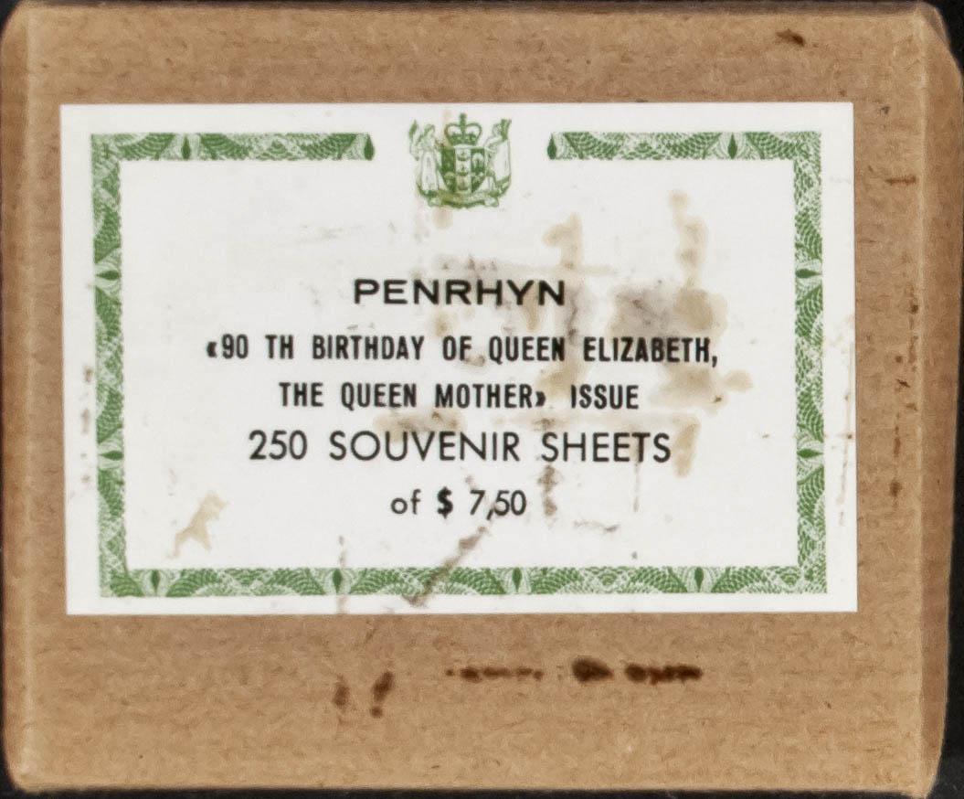 Lot 3048 - penrhyn island penrhyn island - IBERPHIL Auction #110. The Fournier Universe. Part 2 Lot 3048 - penrhyn island penrhyn island - IBERPHIL Auction #110. The Fournier Universe. Part 2
