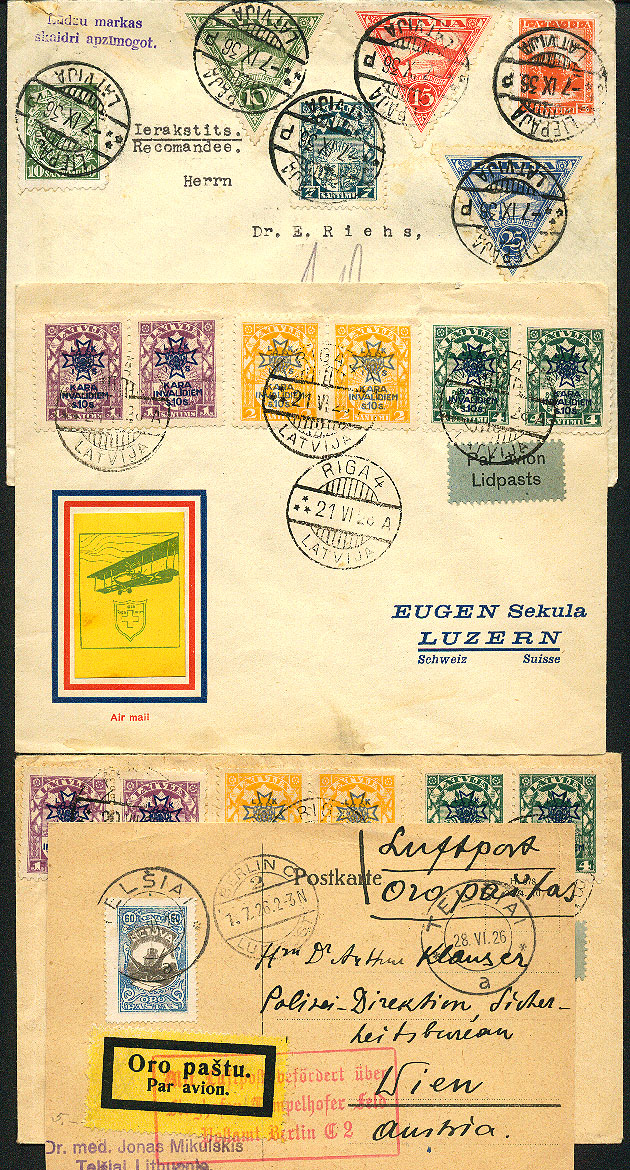 Lot 2 - latvia Lithuania -  Briefmarken Stilus e.U. 13. Auktion