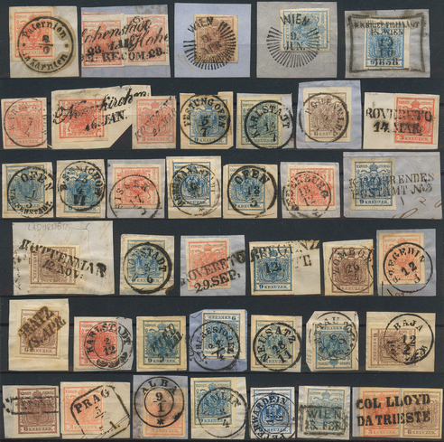 Lot 279 - Austria issue 1850 -  Briefmarken Stilus e.U. 15. Auktion