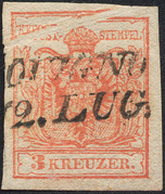 Lot 297 - Austria issue 1850 -  Briefmarken Stilus e.U. 15. Auktion