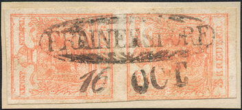 Lot 311 - Austria issue 1850 - Briefmarken Stilus e.U. 15. Auktion Lot 311 - Austria issue 1850 - Briefmarken Stilus e.U. 15. Auktion