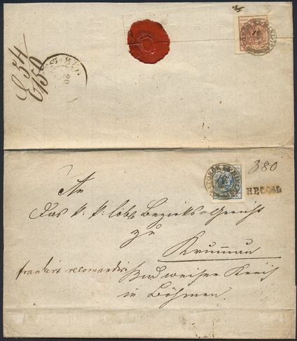 Lot 319 - Austria issue 1850 - Briefmarken Stilus e.U. 15. Auktion Lot 319 - Austria issue 1850 - Briefmarken Stilus e.U. 15. Auktion