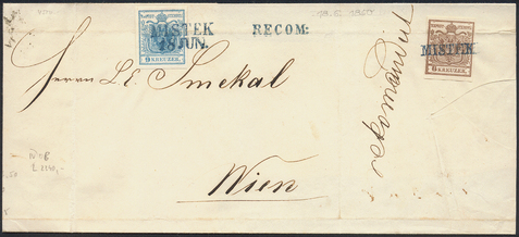 Lot 327 - Austria issue 1850 -  Briefmarken Stilus e.U. 15. Auktion