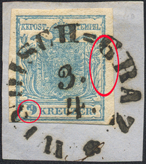 Lot 334 - Austria issue 1850 -  Briefmarken Stilus e.U. 15. Auktion