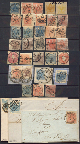 Lot 349 - Austria issue 1850 -  Briefmarken Stilus e.U. 15. Auktion