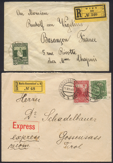 Lot 423 - Austria - Briefmarken Stilus e.U. 15. Auktion Lot 423 - Austria - Briefmarken Stilus e.U. 15. Auktion