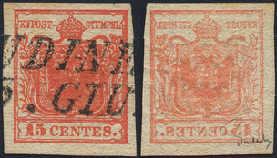 Lot 558 - Austria Lombardy & Veneto Italy Lombardy & Veneto -  Briefmarken Stilus e.U. 15. Auktion