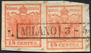 Lot 564 - Austria Lombardy & Veneto Italy Lombardy & Veneto -  Briefmarken Stilus e.U. 15. Auktion