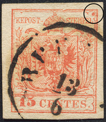 Lot 580 - Austria Lombardy & Veneto Italy Lombardy & Veneto -  Briefmarken Stilus e.U. 15. Auktion