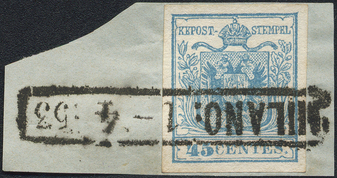 Lot 640 - Austria Lombardy & Veneto Italy Lombardy & Veneto - Briefmarken Stilus e.U. 15. Auktion Lot 640 - Austria Lombardy & Veneto Italy Lombardy & Veneto - Briefmarken Stilus e.U. 15. Auktion