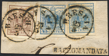 Lot 675 - Austria Lombardy & Veneto Italy Lombardy & Veneto - Briefmarken Stilus e.U. 15. Auktion Lot 675 - Austria Lombardy & Veneto Italy Lombardy & Veneto - Briefmarken Stilus e.U. 15. Auktion