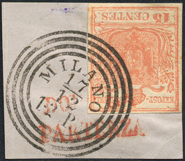 Lot 703 - Austria Lombardy & Veneto Italy Lombardy & Veneto -  Briefmarken Stilus e.U. 15. Auktion
