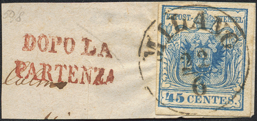 Lot 719 - Austria Lombardy & Veneto Italy Lombardy & Veneto -  Briefmarken Stilus e.U. 15. Auktion