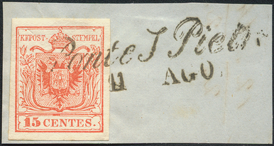 Lot 731 - Austria Lombardy & Veneto Italy Lombardy & Veneto - Briefmarken Stilus e.U. 15. Auktion Lot 731 - Austria Lombardy & Veneto Italy Lombardy & Veneto - Briefmarken Stilus e.U. 15. Auktion