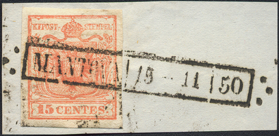 Lot 780 - Austria Lombardy & Veneto Italy Lombardy & Veneto - Briefmarken Stilus e.U. 15. Auktion Lot 780 - Austria Lombardy & Veneto Italy Lombardy & Veneto - Briefmarken Stilus e.U. 15. Auktion