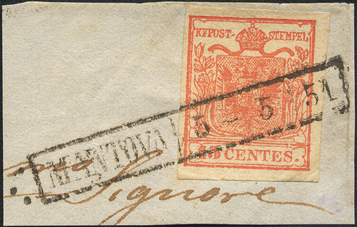 Lot 782 - Austria Lombardy & Veneto Italy Lombardy & Veneto - Briefmarken Stilus e.U. 15. Auktion Lot 782 - Austria Lombardy & Veneto Italy Lombardy & Veneto - Briefmarken Stilus e.U. 15. Auktion
