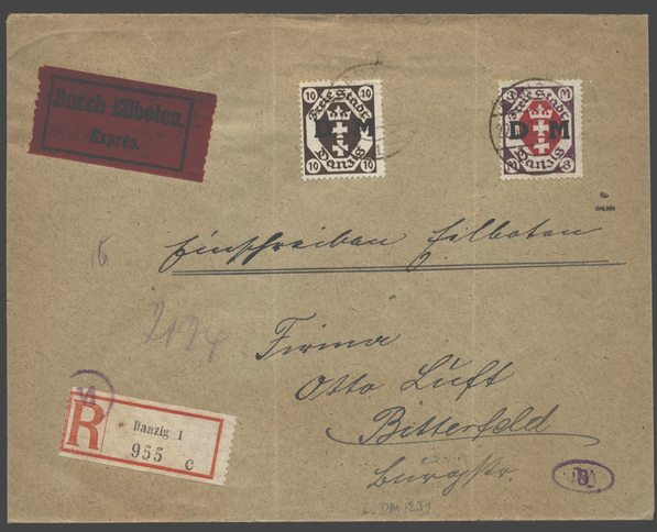 Lot 45 - gdansk  -  Briefmarken Stilus e.U. 16. Auktion