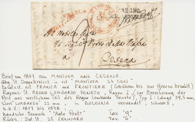 Lot 261 - Italy papal state -  Briefmarken Stilus e.U. 16. Auktion