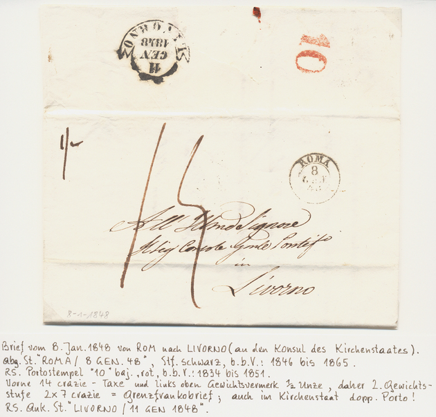 Lot 263 - Italy papal state -  Briefmarken Stilus e.U. 16. Auktion