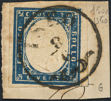 Lot 287 - Italy sardinia - Briefmarken Stilus e.U. 16. Auktion Lot 287 - Italy sardinia - Briefmarken Stilus e.U. 16. Auktion