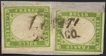 Lot 288 - Italy sardinia - Briefmarken Stilus e.U. 16. Auktion Lot 288 - Italy sardinia - Briefmarken Stilus e.U. 16. Auktion