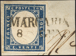 Lot 290 - Italy sardinia - Briefmarken Stilus e.U. 16. Auktion Lot 290 - Italy sardinia - Briefmarken Stilus e.U. 16. Auktion
