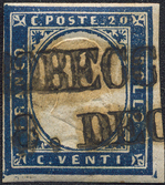 Lot 295 - Italy sardinia - Briefmarken Stilus e.U. 16. Auktion Lot 295 - Italy sardinia - Briefmarken Stilus e.U. 16. Auktion