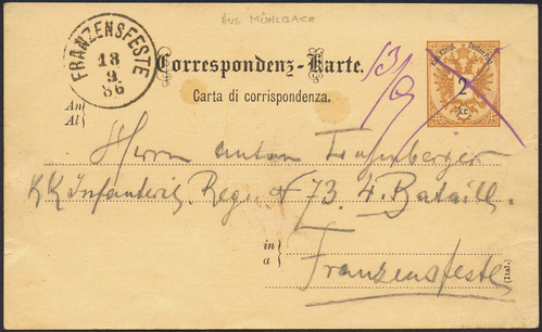 Lot 589 - Austria Tyrol - Briefmarken Stilus e.U. 16. Auktion Lot 589 - Austria Tyrol - Briefmarken Stilus e.U. 16. Auktion