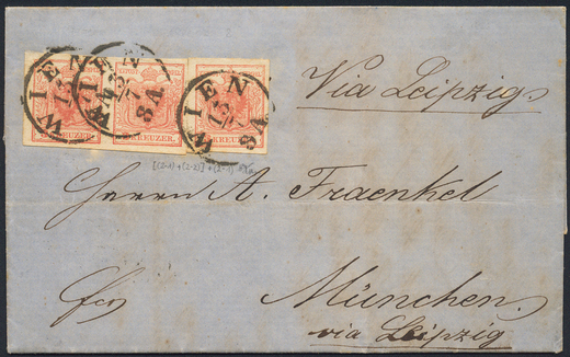 Lot 677 - Austria issue 1850 - Briefmarken Stilus e.U. 16. Auktion Lot 677 - Austria issue 1850 - Briefmarken Stilus e.U. 16. Auktion