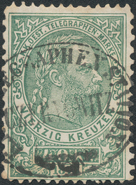 Lot 890 - Austria Austria-Telegraph-stamps - Briefmarken Stilus e.U. 16. Auktion Lot 890 - Austria Austria-Telegraph-stamps - Briefmarken Stilus e.U. 16. Auktion