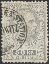 Lot 891 - Austria Austria-Telegraph-stamps - Briefmarken Stilus e.U. 16. Auktion Lot 891 - Austria Austria-Telegraph-stamps - Briefmarken Stilus e.U. 16. Auktion