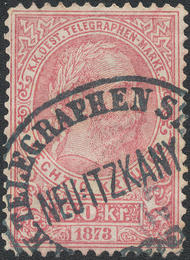 Lot 892 - Austria Austria-Telegraph-stamps - Briefmarken Stilus e.U. 16. Auktion Lot 892 - Austria Austria-Telegraph-stamps - Briefmarken Stilus e.U. 16. Auktion