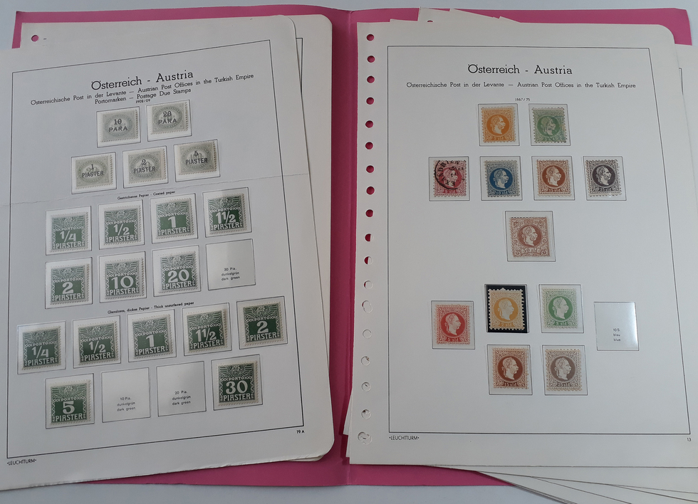 Lot 1012 - Austria austria levant - Briefmarken Stilus e.U. 16. Auktion Lot 1012 - Austria austria levant - Briefmarken Stilus e.U. 16. Auktion