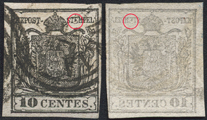 Lot 1052 - Austria Lombardy & Veneto Italy Lombardy & Veneto -  Briefmarken Stilus e.U. 16. Auktion
