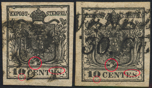 Lot 1074 - Austria Lombardy & Veneto Italy Lombardy & Veneto -  Briefmarken Stilus e.U. 16. Auktion