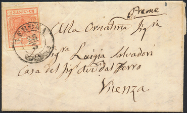 Lot 1093 - Austria Lombardy & Veneto Italy Lombardy & Veneto - Briefmarken Stilus e.U. 16. Auktion Lot 1093 - Austria Lombardy & Veneto Italy Lombardy & Veneto - Briefmarken Stilus e.U. 16. Auktion